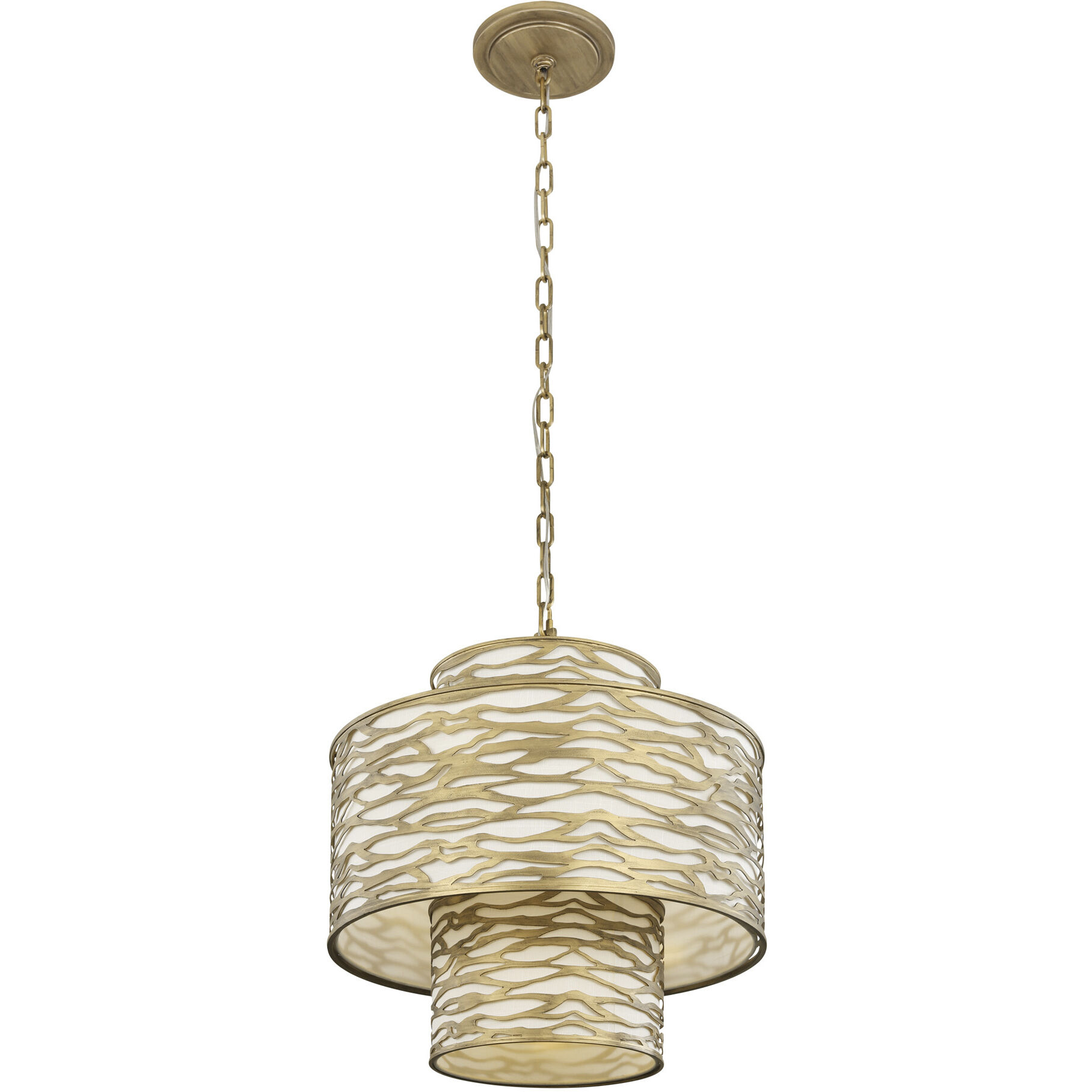 Kato 4 Light 18.75 inch REF Pendant Ceiling Light in Havana Gold