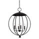 Wesley Pendant Ceiling Light in Aged Iron