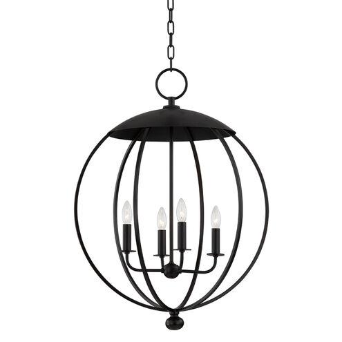 Wesley Pendant Ceiling Light in Aged Iron