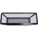 Liam 44 inch Smokes Gray and Black Console Table