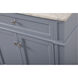 Park Avenue 72 X 22 X 35 inch Grey Vanity Sink Set