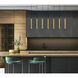 Forest Linear Chandelier Ceiling Light in Modern Gold