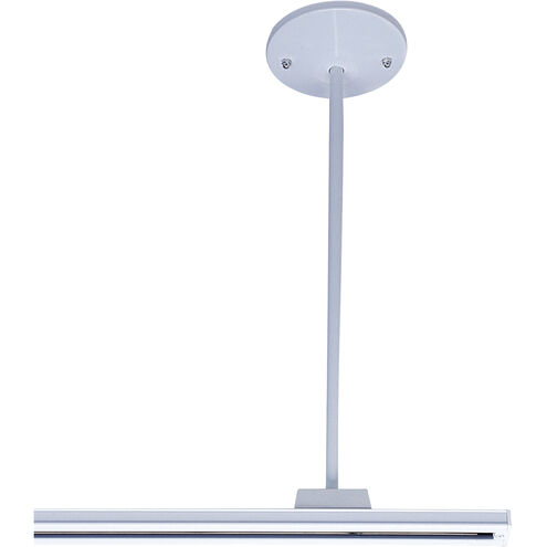 1 or 2 Circuit Track Silver Pendant Assembly Kit Ceiling Light