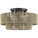 Acordia 4 Light 21 inch English Bronze Semi Flush Mount Ceiling Light, Extra Large