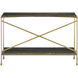 Flying 48 inch Natural and Gold Console Table