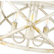 Alcott 3 Light 15 inch Antique Ivory Flush Mount Ceiling Light