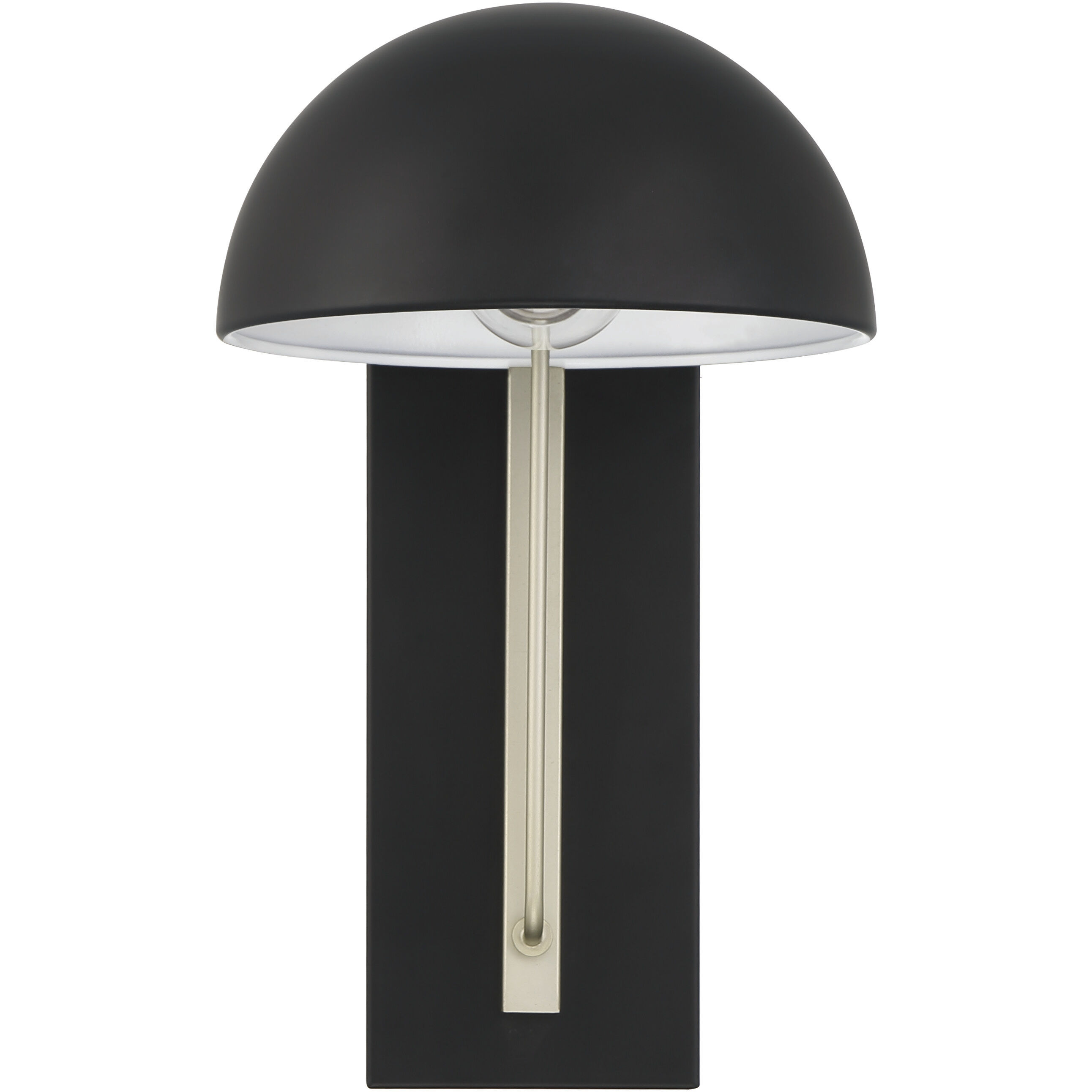 Kahn 1 Light 9 inch Midnight and Satin Aluminum Outdoor Lantern