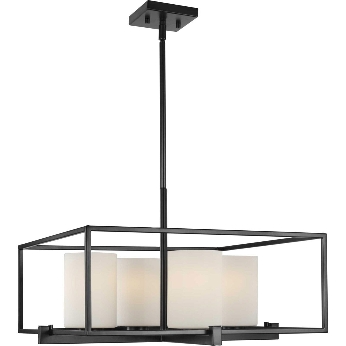 Chadwick 4 Light 21.63 inch Matte Black Chandelier Ceiling Light