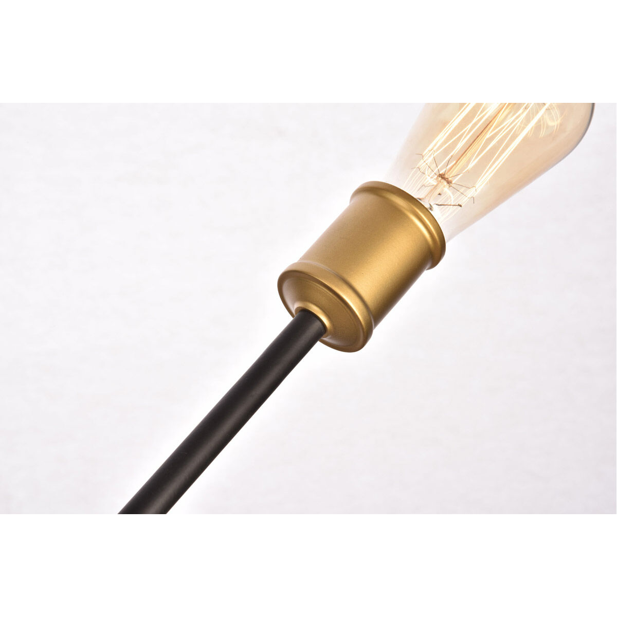 Axel 10 Light 27 inch Black and Brass Chandelier Ceiling Light