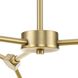 Haas 6 Light 50 inch Brushed Bronze Chandelier Ceiling Light, Design Series