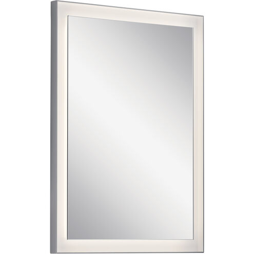 Ryame 32 X 24 inch Matte Silver Wall Mirror