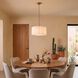 Scallop 1 Light 15 inch Weathered Brass Pendant Ceiling Light