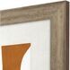 Abstract Collection Orange Framed Art