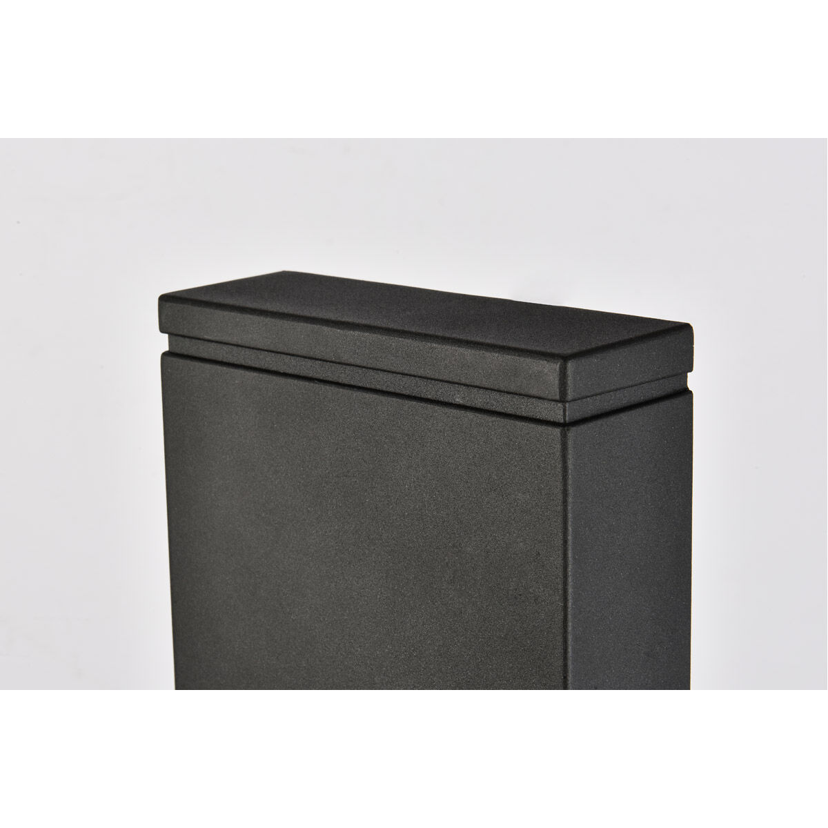 Raine 7 inch Black Outdoor Wall Light