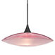 Spazio 1 Light Black Cord Pendant Ceiling Light