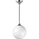 Neve 1 Light 9 inch Polished Chrome Single Pendant Ceiling Light