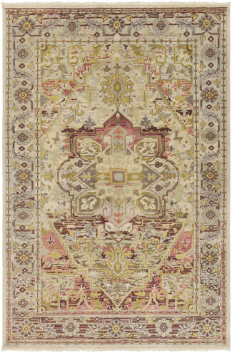 Cappadocia 102 X 66 inch Plum Rug in 6 X 9, Rectangle