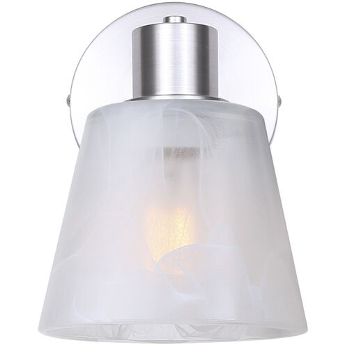 Luelle 1 Light 7.88 inch Brushed Nickel Vanity Light Wall Light