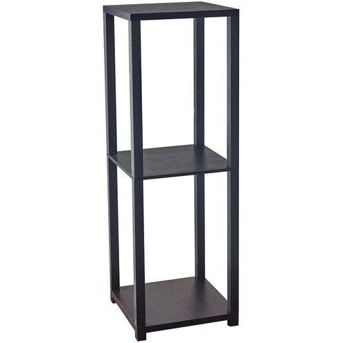 Lawrence 35 X 12 inch Black Wood Pvc Veneer Tall Pedestal