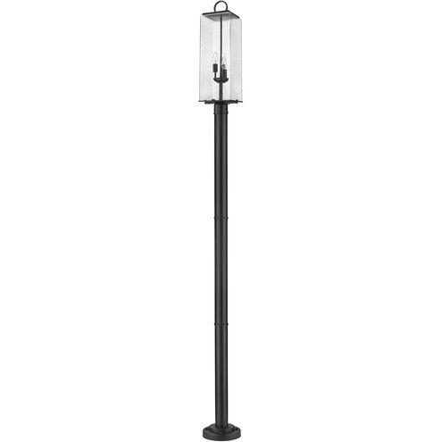 Sana 3 Light 100.25 inch Black Outdoor Post Mounted Fixture