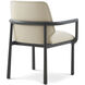 Kesden Silent Black Dining Chair, Wooden, Upholstered