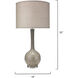 Florence 35 inch 150.00 watt Brown Table Lamp Portable Light