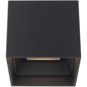 Downtown LED 5 inch Black Flush Mount Ceiling Light in 4000K, dweLED