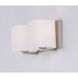 Wrap 2 Light 13 inch Satin Nickel Bath Vanity Wall Light