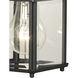 Tipton 1 Light 7.5 inch Black Outdoor Sconce