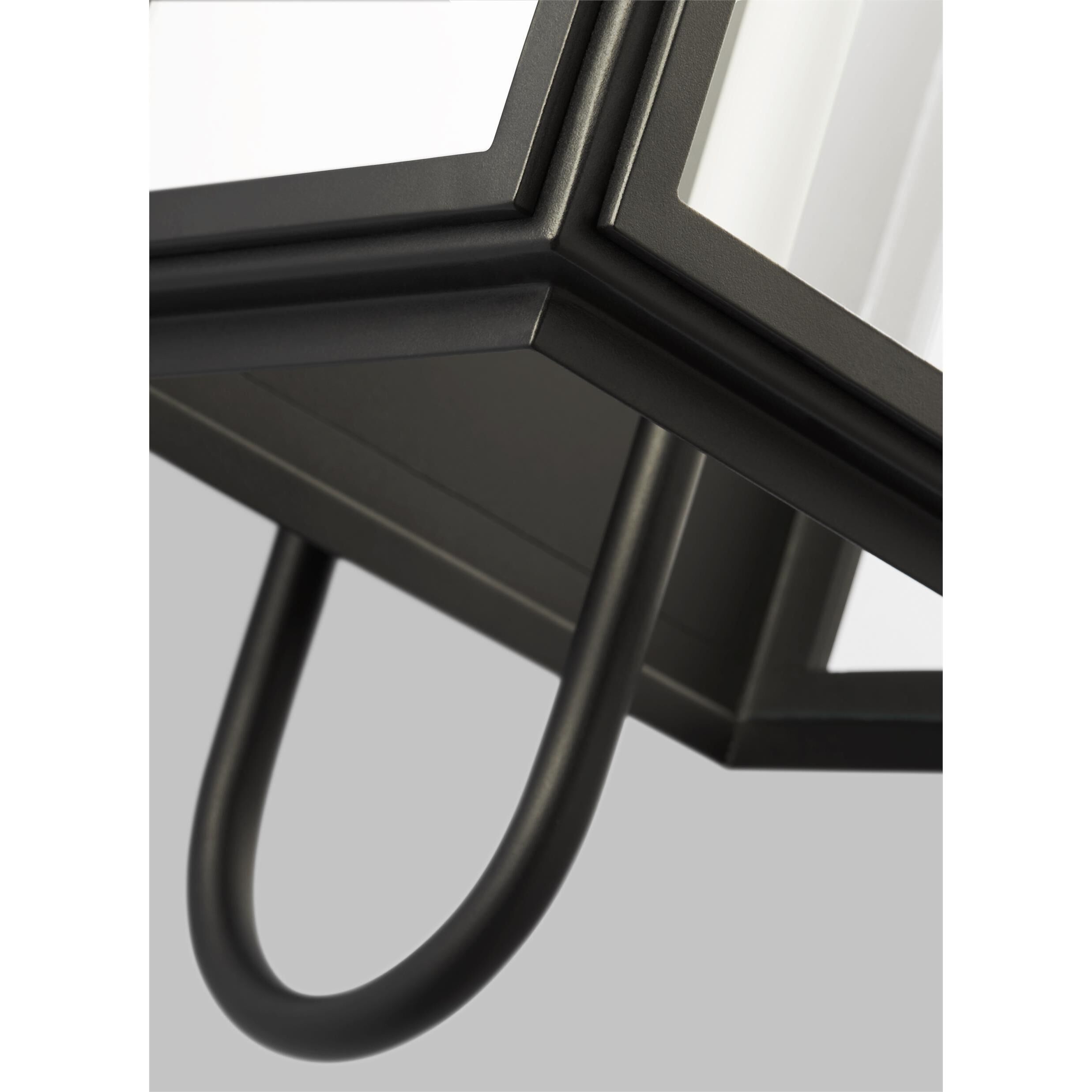 Edgar 1 Light 23.75 inch Textured Black Outdoor Wall Lantern