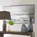 Renew Gray with White and Silver Framed Wall Art
