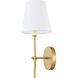 Mel 1 Light 6 inch Brass Wall sconce Wall Light