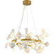 Canada 6 Light 23.62 inch Brass Chandelier Ceiling Light