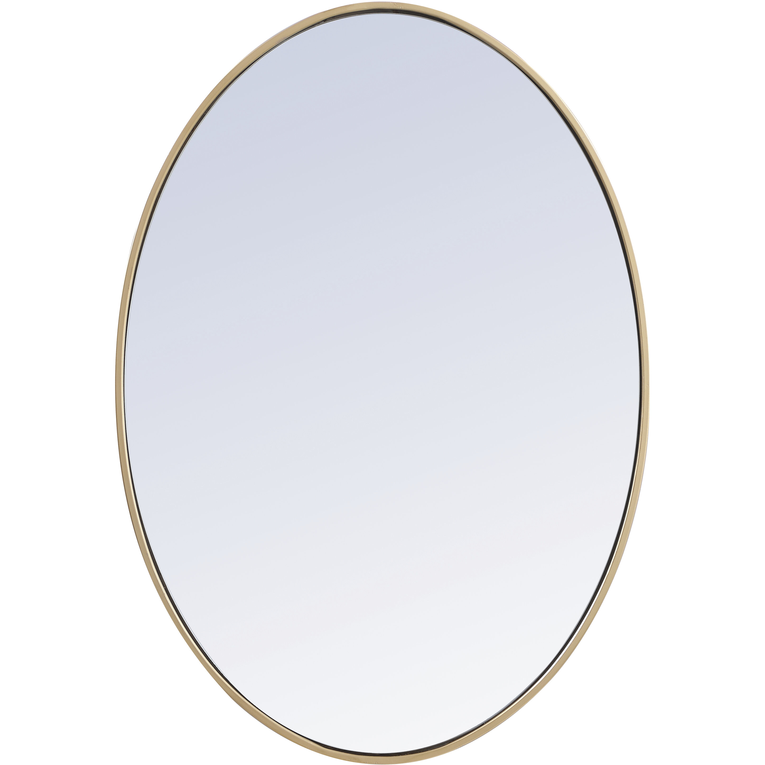 Eternity 34 X 24 inch Brass Wall Mirror