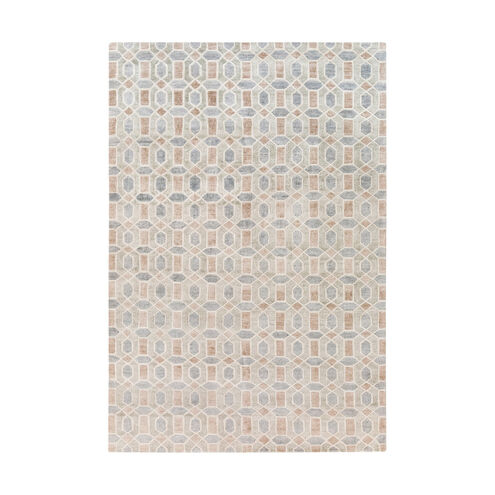 Florentine 36 X 24 inch Ivory/Taupe/Medium Gray/Tan Rugs, Viscose