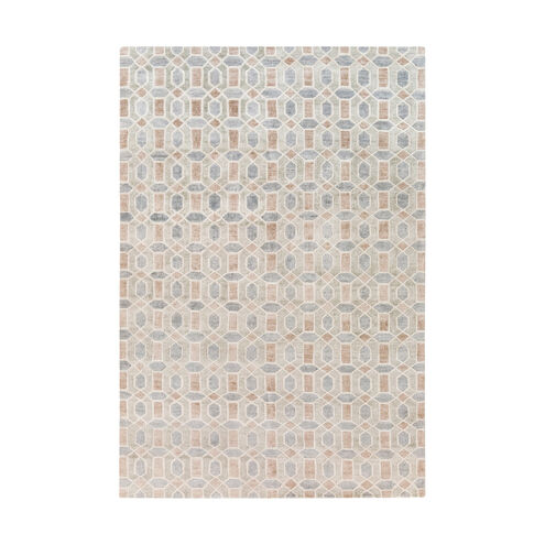 Florentine 36 X 24 inch Ivory/Taupe/Medium Gray/Tan Rugs, Viscose