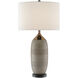Alexander 32 inch 150 watt Matte & Glossy Gold/Black Table Lamp Portable Light