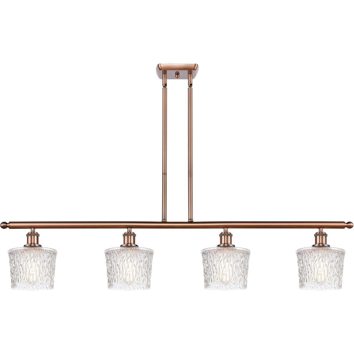 Ballston Niagra LED 48 inch Antique Copper Island Light Ceiling Light, Ballston