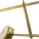 Kelly Wearstler Melange LED 54 inch Antique-Burnished Brass Multi-Positional Chandelier Ceiling Light
