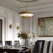Solara 4 Light 23.75 inch Legacy Brass Pendant Ceiling Light