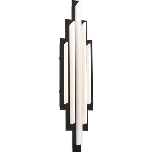 Nouveau 5 Light 5 inch Black Wall Sconce Wall Light in 2700K