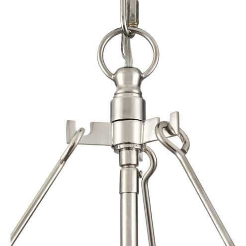 Bennetti 5 Light 24.75 inch Polished Nickel Pendant Ceiling Light