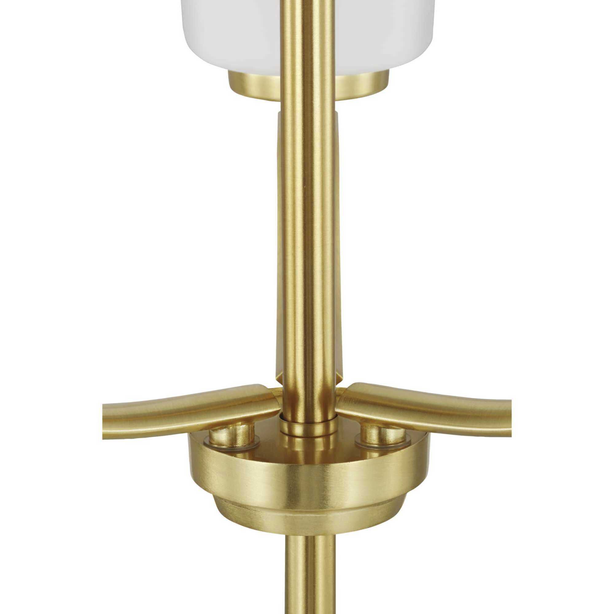 Adley 9 Light 28 inch Satin Brass Chandelier Ceiling Light