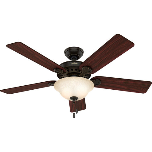 Waldon 52 inch Onyx Bengal with Cherry/Walnut Blades Ceiling Fan