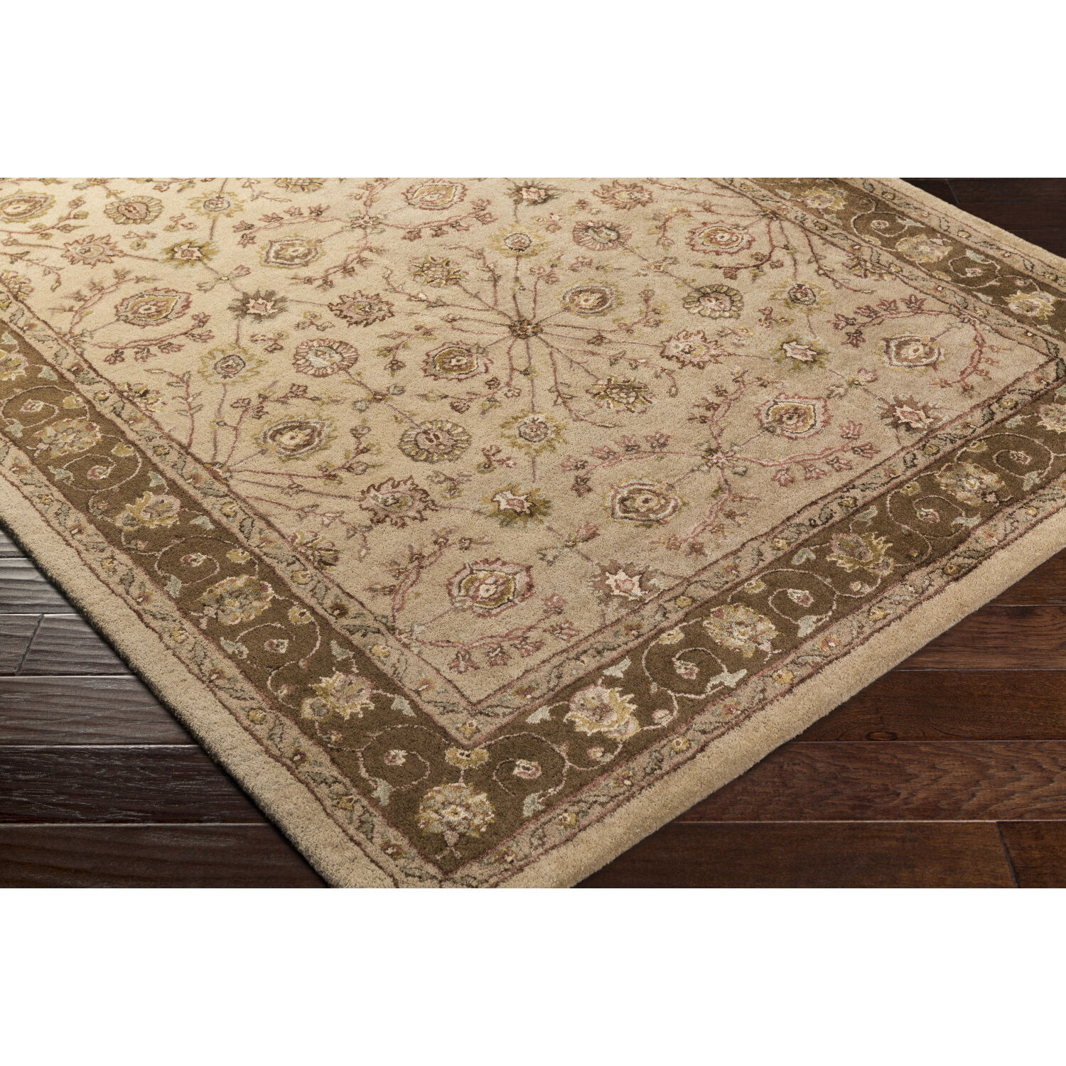Breckenridge 150 X 30 inch Ivory / Olive / Dusty Sage / Tan Handmade Rug
