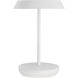 Sean Lavin Tepa 9 inch 2.4 watt Matte White Rechargeable Table Lamp Portable Light
