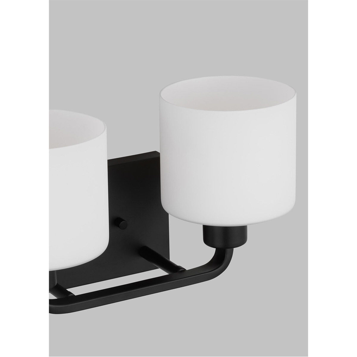 Canfield 2 Light 14.25 inch Midnight Black Wall Bath Fixture Wall Light