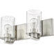 Beckett 2 Light 16 inch Brushed Nickel Vanity Wall Light