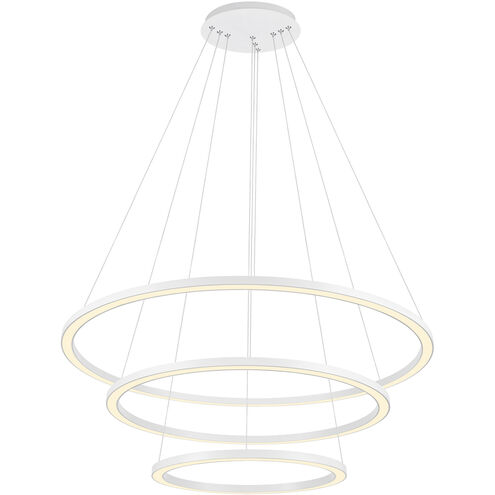 Chalice LED 31 inch White Chandelier Ceiling Light