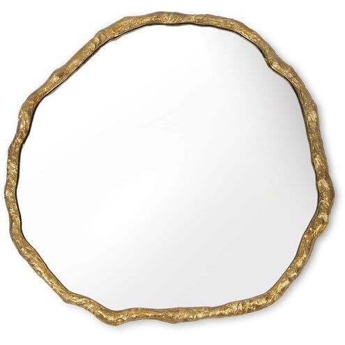 Wisteria 24.5 X 24 inch Brass Mirror